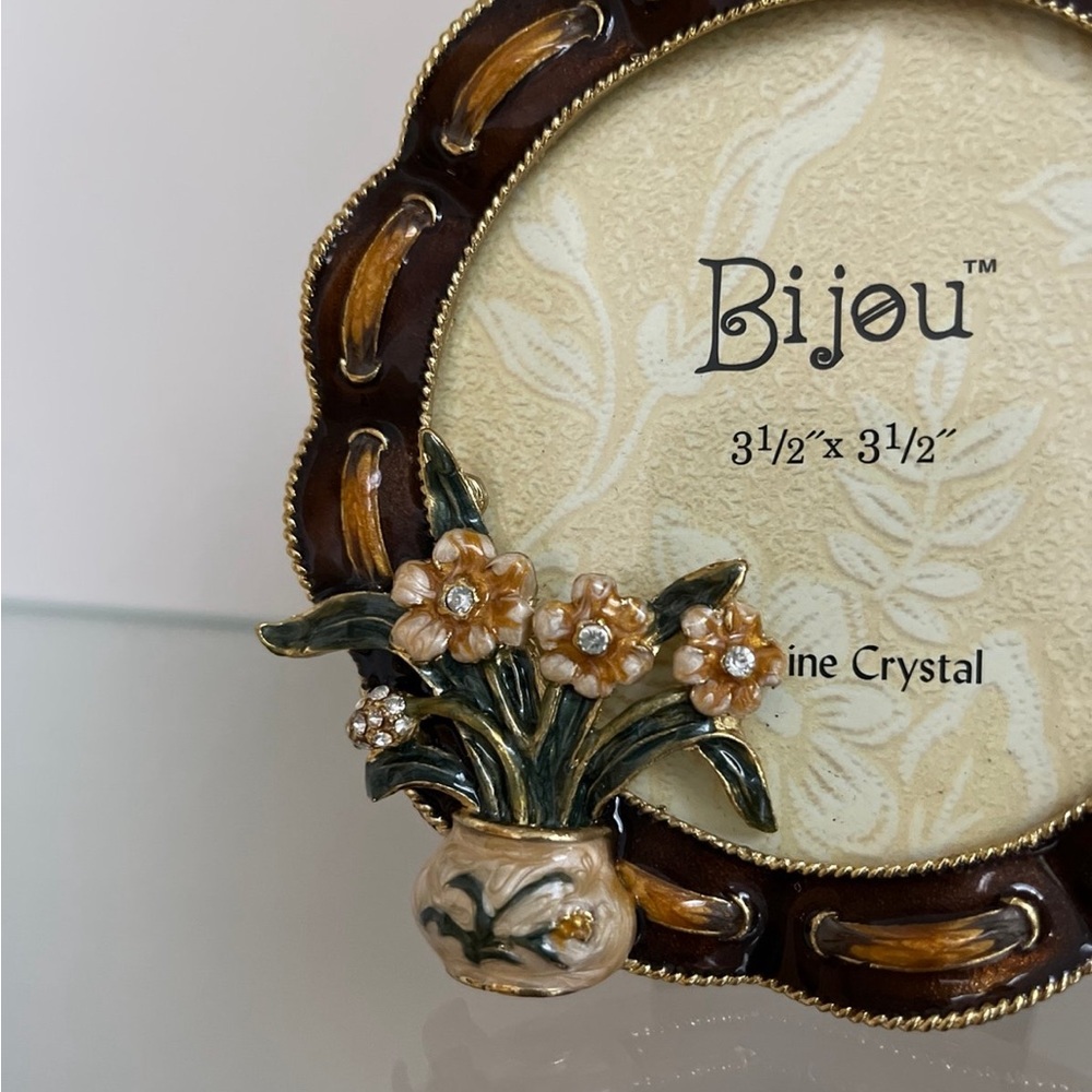 Bijou Enameled Picture Frame - Picture 4 of 6